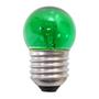 Imagem de Kit 10 Lâmpadas Decorativas Bolinha BG-35 Verde E-27 7W 127V 