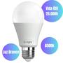 Imagem de Kit 10 Lâmpadas Led 9W E27 Autovolt 6500K Branco Frio Cor Da