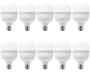 Imagem de Kit 10 Lâmpadas Led Super Bulbo 20w Alta Potência Bivolt Branco Frio 