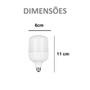 Imagem de Kit 10 Lampadas Superled 20w E27 Luz Branca 6500k Ourolux