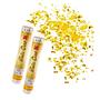 Imagem de Kit 10 Lança Confetes Dourado festa aniversário eventos 30cm