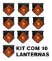 Imagem de Kit 10 Lanternas Lateral Carreta Guerra Led Com Suporte