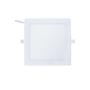 Imagem de Kit 10 Luminária Led Plafon 12w Embutir Forro Gesso 17x17cm