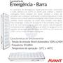 Imagem de Kit 10 Luminaria Luz De Emergencia Barra 2w 6000K 30 Leds Bivolt