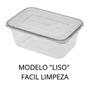 Imagem de Kit 10 Marmitas Potes Dietas 750Ml Para Freezer Microondas