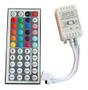 Imagem de KIT 10 Metros Fita LED 5050 RGB Colorida 30 LED's 12V IP20 Controle 44 teclas Função DIY + Fonte