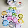 Imagem de Kit 10 Mini Blocos Adesivos Smart Notes Zoo Animais - BRW