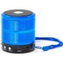 Imagem de Kit 10 Mini Caixa De Som Portátil Bluetooth Mp3 Ws -887 Azul