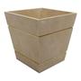 Imagem de Kit 10 Mini Vaso Cachepot Riscado 8x8x10 Mdf Madeira