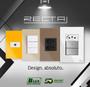 Imagem de KIT 10 Modulos Interruptor Preto Fosco Simples Recta Blux