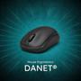 Imagem de Kit 10 Mouse Sem Fio USB Danet 2.4GHZ 1200DPI Ergonômico
