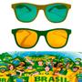 Imagem de Kit 10 Óculos Colorido Festa Copa Do Mundo 2022 Brasil
