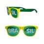 Imagem de Kit 10 Óculos Personalizados Brandeira Bora Brasill Campeão