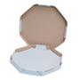 Imagem de Kit 10 Pacotes de Caixa de Pizza Oitavada Basic N25 - 250Un