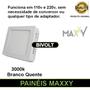 Imagem de Kit 10 Painéis Plafon Led Sobrepor Quadrado 6W Quente 3000k