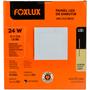 Imagem de Kit 10 Painel Led Quadrado Embutir 24W 4000K Bivolt Foxlux