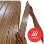 Imagem de Kit 10 Painel Ripado Suspenso Decorativo MDF 50x11,5cmFreijó