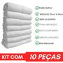 Imagem de Kit 10 Pano De Chão Premium Grosso 100G Cada  Tam 65x45