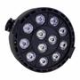 Imagem de Kit 10 Par Led 12 Leds De 1W Rgbw Dmx Luatech