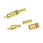 Imagem de Kit 10 Pares Plug RCA Macho 4MM Dourado