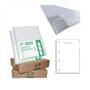 Imagem de Kit 10 Pct Com 100 Envelopes Plásticos Ofício 4 Furos 0,12mm Acp