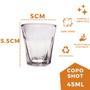 Imagem de Kit 10 Peças Copo Shot Vidro Tequila Cachaça Bar 45ml Dose