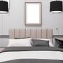 Imagem de Kit 10 Peças Módulo Cabeceira Estofada Modular 45x20 Cama King