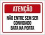 Imagem de Kit 10 Placa Entre S Ser Convidad Bata Porta 36X46