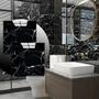 Imagem de Kit 10 Placas Adesivas Mármore Parede 3d Porcelanato Lavável