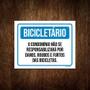 Imagem de Kit 10 Placas Bicicletário Condomínio Roubos Bicicletas