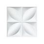 Imagem de Kit 10 Placas Branco PVC 3D Revestimento Parede 25cm 