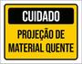 Imagem de Kit 10 Placas Cuidado Projeção Material Quente 36X46