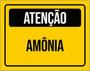 Imagem de Kit 10 Placas De Atenção Cuidado Amônia 36X46