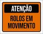 Imagem de Kit 10 Placas De Atenção Rolos Em Movimento 36X46