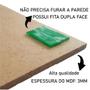 Imagem de kit 10 Placas de aviso atenção área isolada mdf a4 20x26