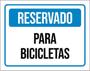 Imagem de Kit 10 Placas De Reservado Para Bicicletas 36X46