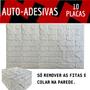 Imagem de Kit 10 Placas De Revestimento Pvc 3d 50cmx50cm Auto Adesivo
