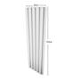 Kit 10 Placas Lambril Isopor Painel Ripado Rodameio com 100x30cm - Papel e Paredes Adesivos Imagem de Kit 10 Placas Lambril Isopor Painel Ripado Rodameio com 100x30cm