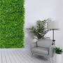 Imagem de Kit 10 Placas Painel Jardim Vertical Artificial Sintético Cheia Folhagem Mista 40x60 Muro Inglês