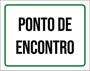 Imagem de Kit 10 Placas Ponto Encontro Setor