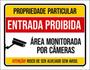 Imagem de Kit 10 Placas Propriedade Particular Entrada Monitorada