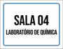 Imagem de Kit 10 Placas Sala 4 Laboratório Química 36X46