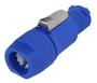 Imagem de Kit 10 Plug Conector Macho Powercon Azul 20a Estilo Neutrik