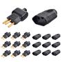 Imagem de Kit 10 Plug Macho 10a 2P+T com 10 Tomada Fêmea 10a 2P+T