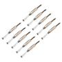 Imagem de Kit 10 Plug P10 Macho Mono Com Mola Profissional Roxtone
