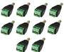 Imagem de Kit 10 Plug P4 Macho C/ Borne 5x5 X 2.1mm