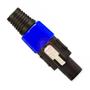 Imagem de Kit 10 Plug Speakon Macho Conector Com Trava 4 Pinos ul