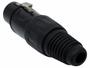 Imagem de Kit 10 Plugs Conector Xlr Canon Macho Q13b Csr Microfone Dmx