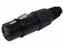 Imagem de Kit 10 Plugs Conector Xlr Canon Macho Q13b Csr Microfone Dmx