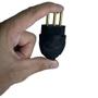 Imagem de Kit 10 Plugue Pino Macho Preto 2p+t 10A Nbr Com Inmetro